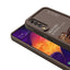 Galaxy A70 Kılıf Kamera Korumalı Baskılı Arka Yüzey Zore Klas Kapak Koyu Kahve