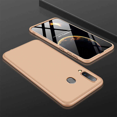 Galaxy A70 Kılıf Zore Ays Kapak Gold