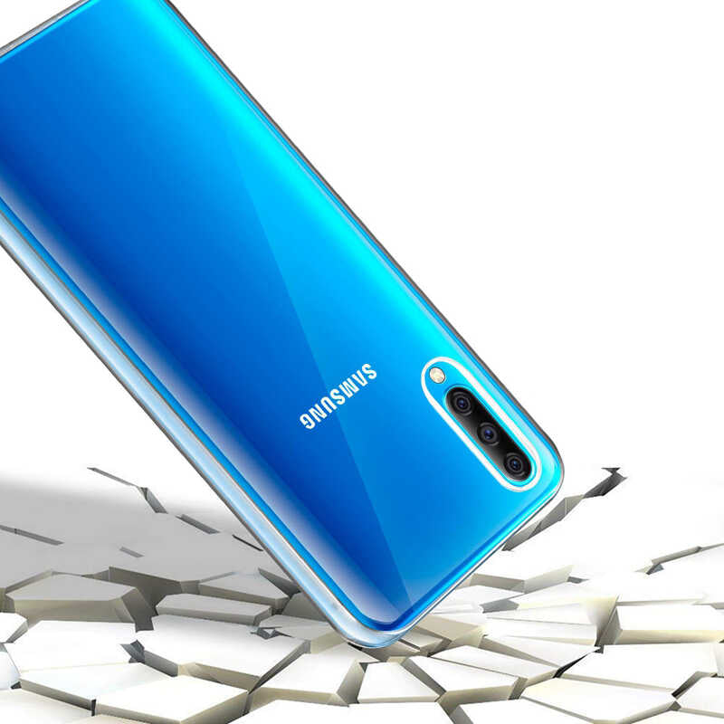Galaxy A70 Kılıf Zore Enjoy Kapak Renksiz