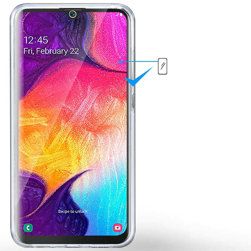 Galaxy A70 Kılıf Zore Enjoy Kapak Renksiz