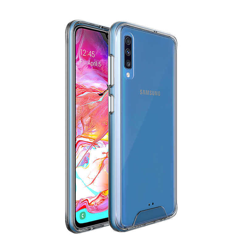 Galaxy A70 Kılıf Zore Gard Silikon Renksiz