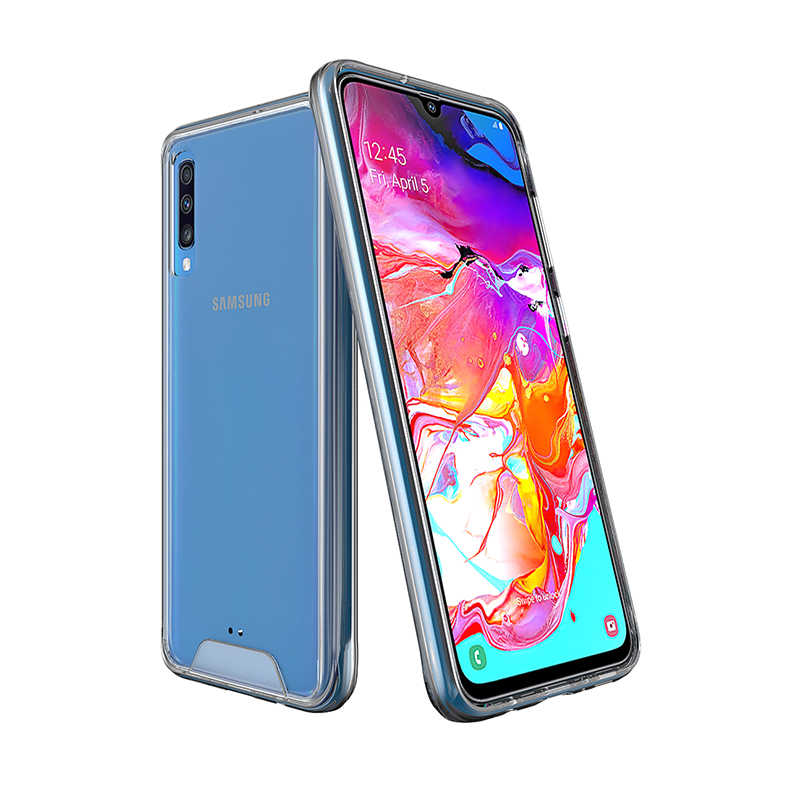 Galaxy A70 Kılıf Zore Gard Silikon Renksiz