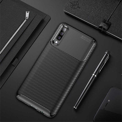 Galaxy A70 Kılıf Zore Negro Silikon Kapak Siyah