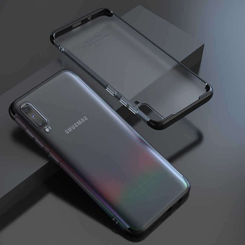 Galaxy A70 Kılıf Zore Nili Kapak Siyah