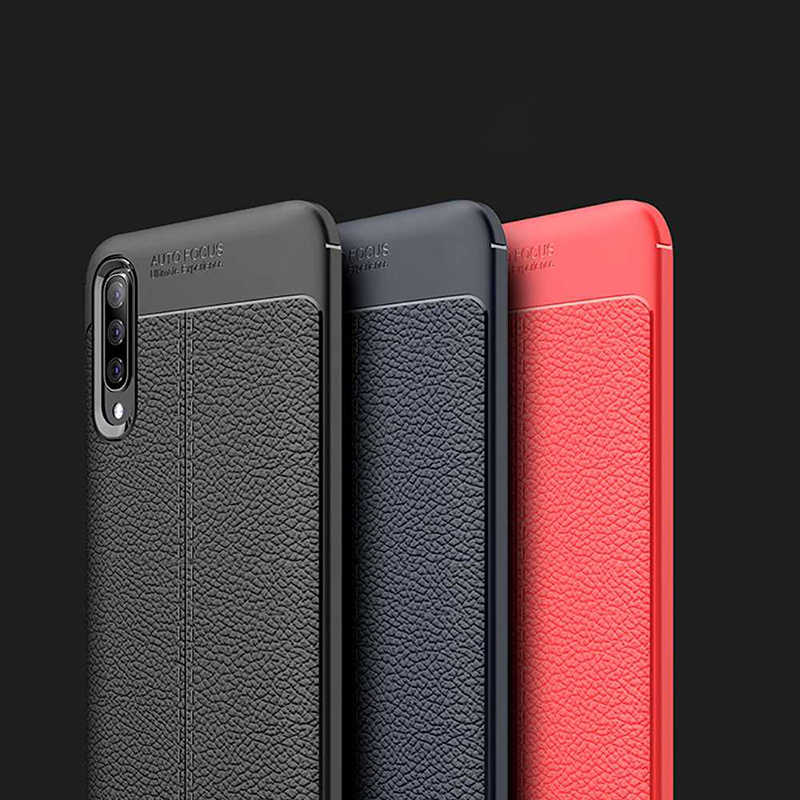 Galaxy A70 Kılıf Zore Niss Silikon Kapak Gri