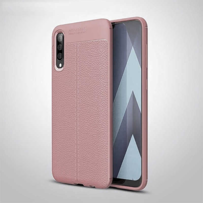 Galaxy A70 Kılıf Zore Niss Silikon Kapak Gri