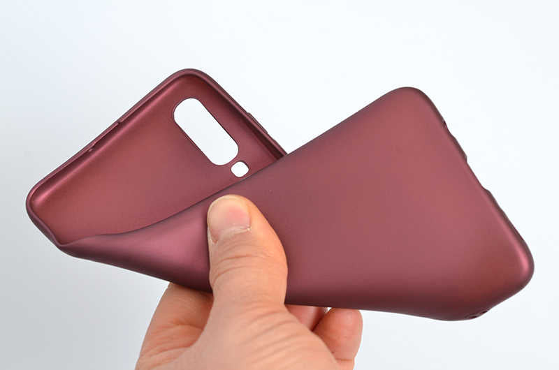 Galaxy A70 Kılıf Zore Premier Silikon Kapak Saks Mavi
