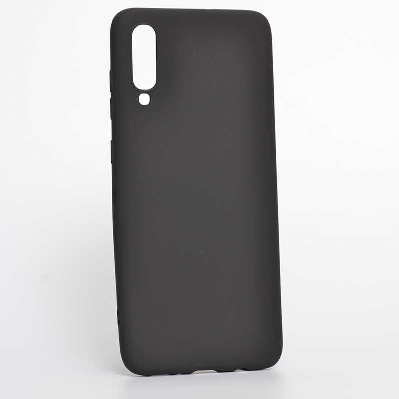 Galaxy A70 Kılıf Zore Premier Silikon Kapak Siyah