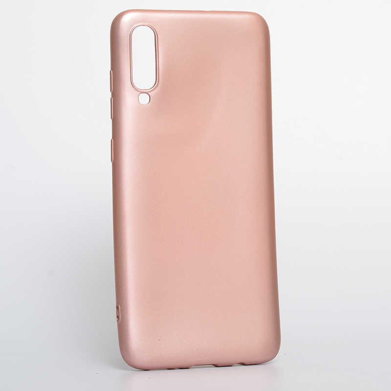 Galaxy A70 Kılıf Zore Premier Silikon Kapak Rose Gold