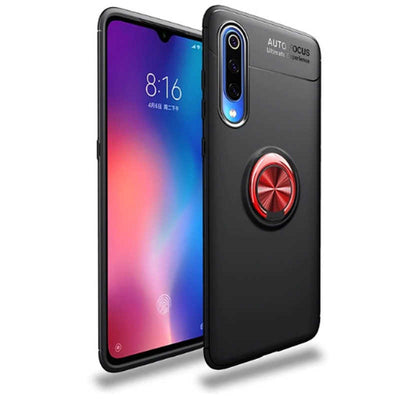 Galaxy A70 Kılıf Zore Ravel Silikon Kapak Siyah-Rose Gold