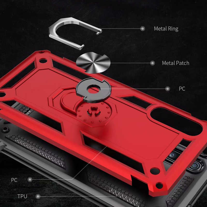 Galaxy A70 Kılıf Zore Vega Kapak Mavi