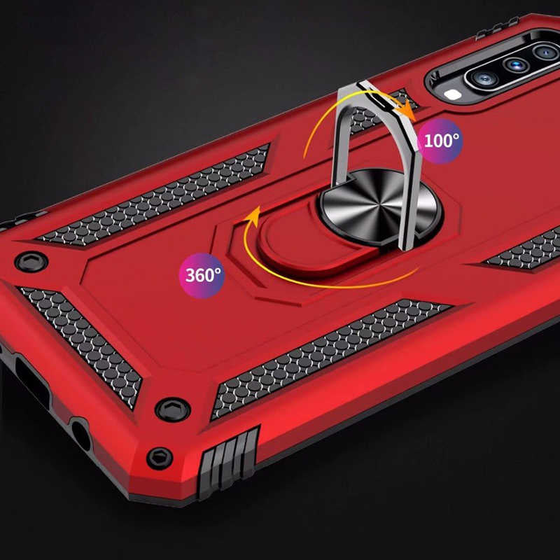 Galaxy A70 Kılıf Zore Vega Kapak Siyah