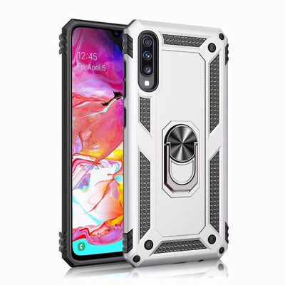 Galaxy A70 Kılıf Zore Vega Kapak Gri