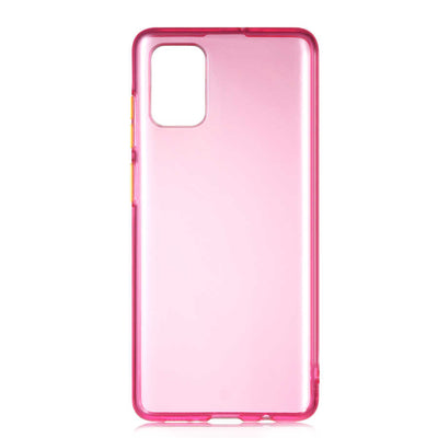Galaxy A71 Kılıf Zore Bistro Kapak Pembe