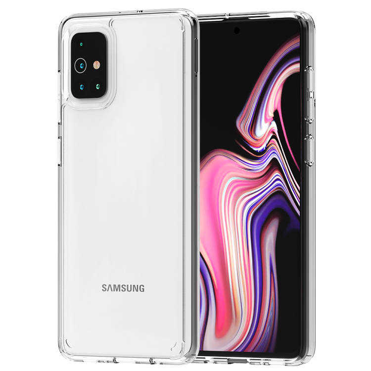 Galaxy A71 Kılıf Zore Coss Kapak Renksiz