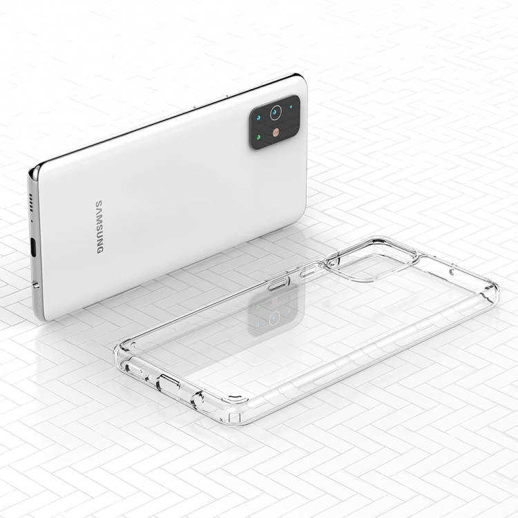 Galaxy A71 Kılıf Zore Coss Kapak Renksiz