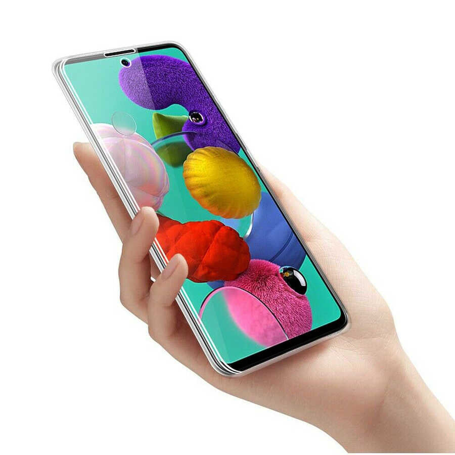 Galaxy A71 Kılıf Zore Enjoy Kapak Renksiz