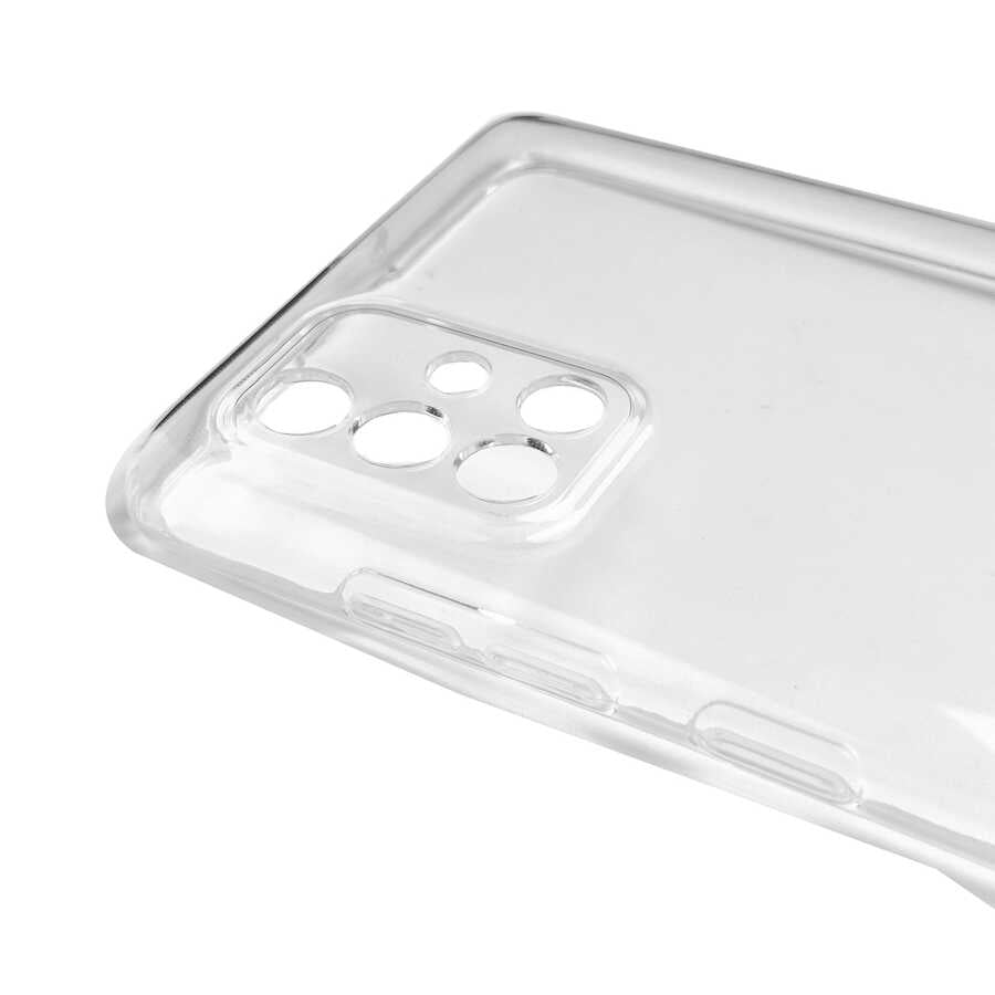 Galaxy A71 Kılıf Zore Kamera Korumalı Süper Silikon Kapak Renksiz