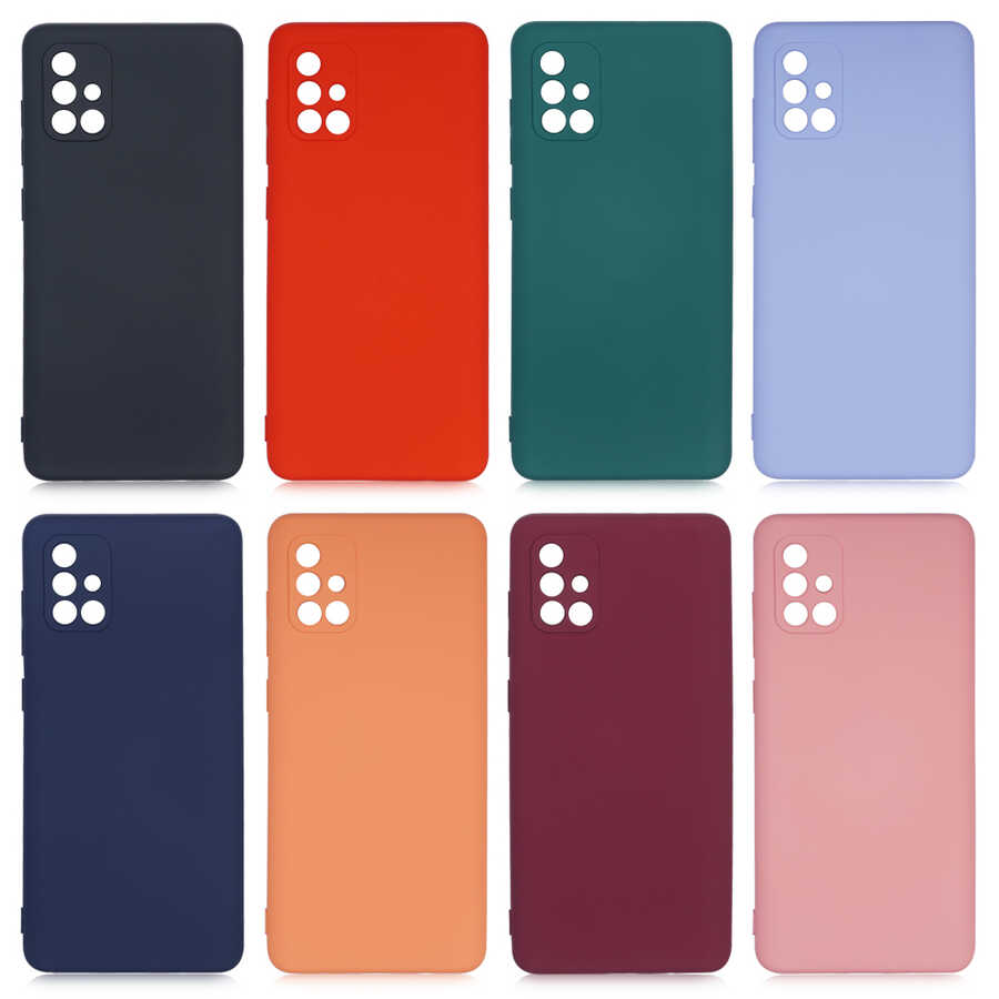 Galaxy A71 Kılıf Zore Mara Lansman Kapak Koyu Mor