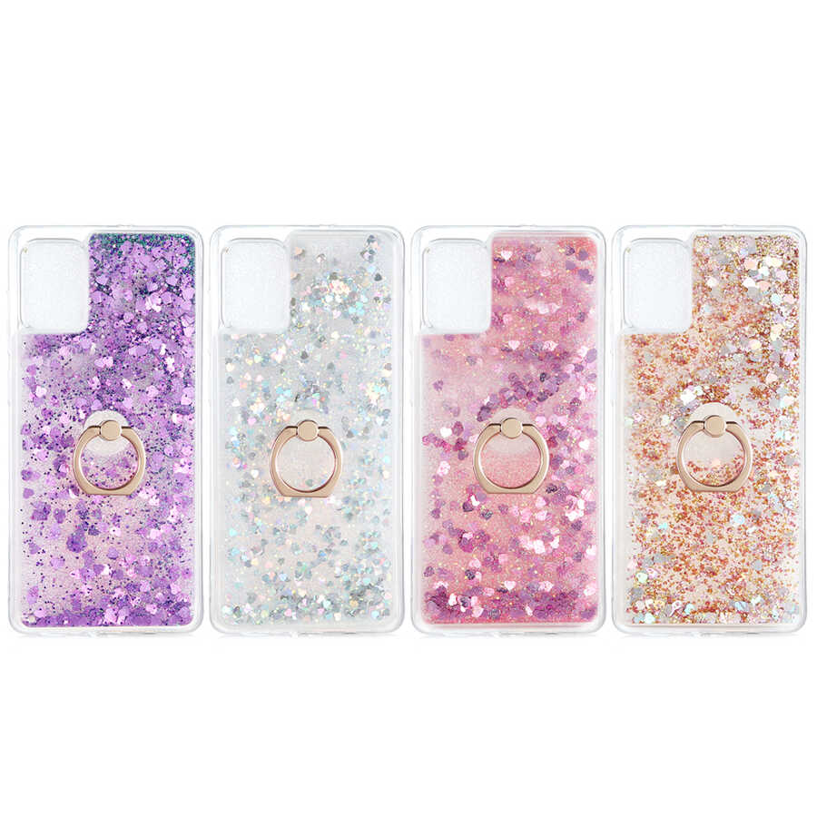 Galaxy A71 Kılıf Zore Milce Kapak Mor