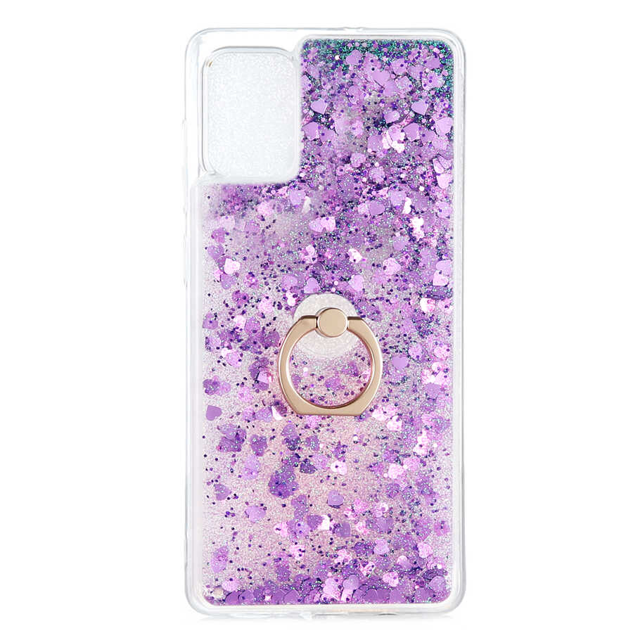 Galaxy A71 Kılıf Zore Milce Kapak Mor