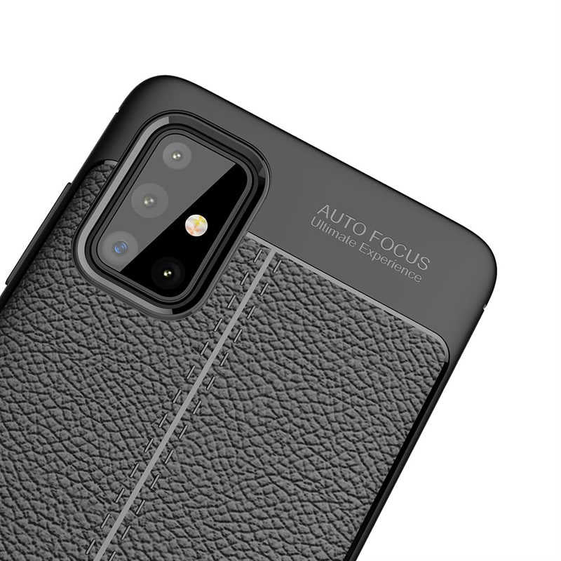 Galaxy A71 Kılıf Zore Niss Silikon Kapak Siyah