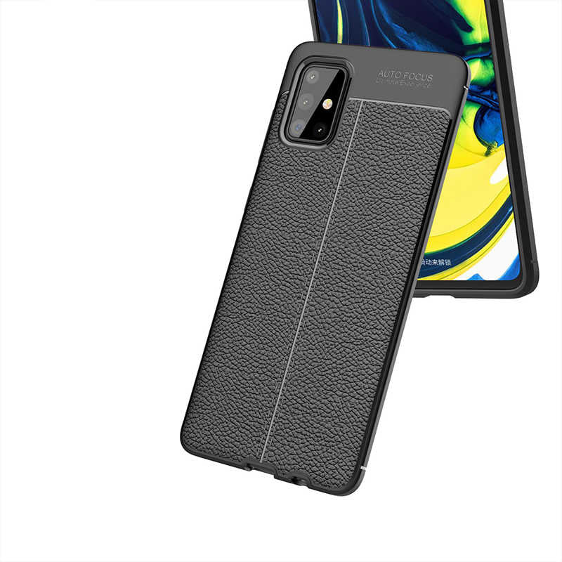 Galaxy A71 Kılıf Zore Niss Silikon Kapak Lacivert