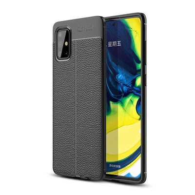 Galaxy A71 Kılıf Zore Niss Silikon Kapak Siyah