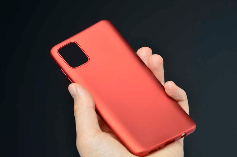 Galaxy A71 Kılıf Zore Premier Silikon Kapak Lacivert