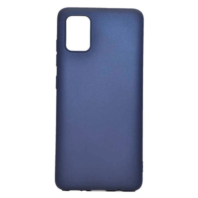 Galaxy A71 Kılıf Zore Premier Silikon Kapak Lacivert