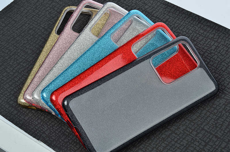 Galaxy S20 Ultra Kılıf Zore Shining Silikon Mavi