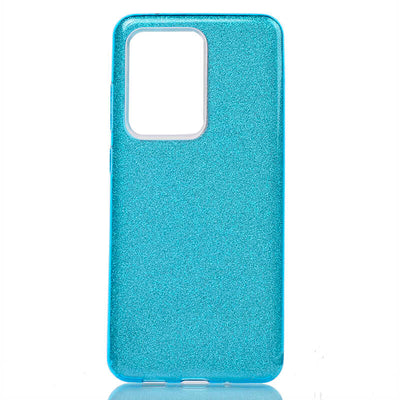 Galaxy S20 Ultra Kılıf Zore Shining Silikon Mavi