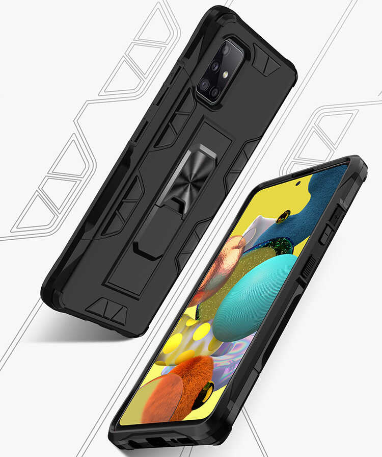 Galaxy A71 Kılıf Zore Volve Kapak Lacivert