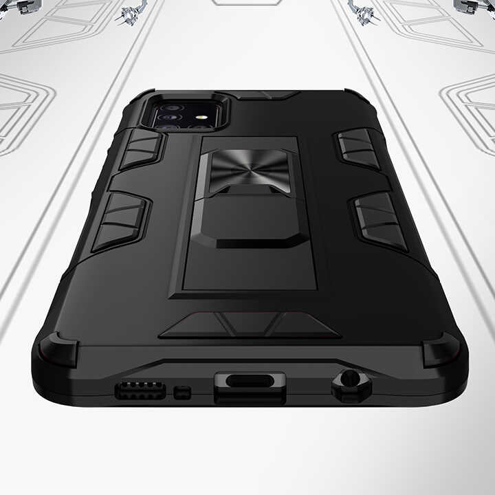 Galaxy A71 Kılıf Zore Volve Kapak Rose Gold