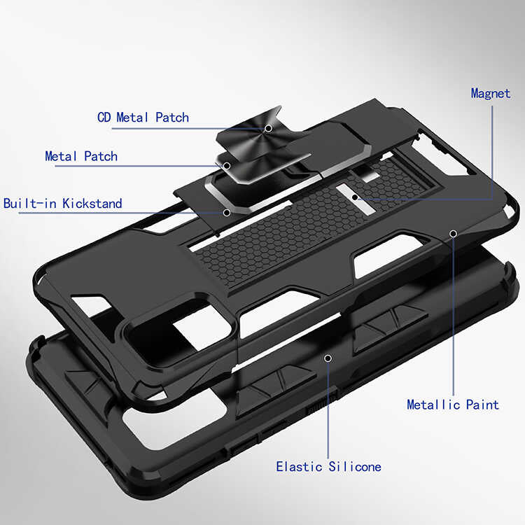 Galaxy A71 Kılıf Zore Volve Kapak Lacivert