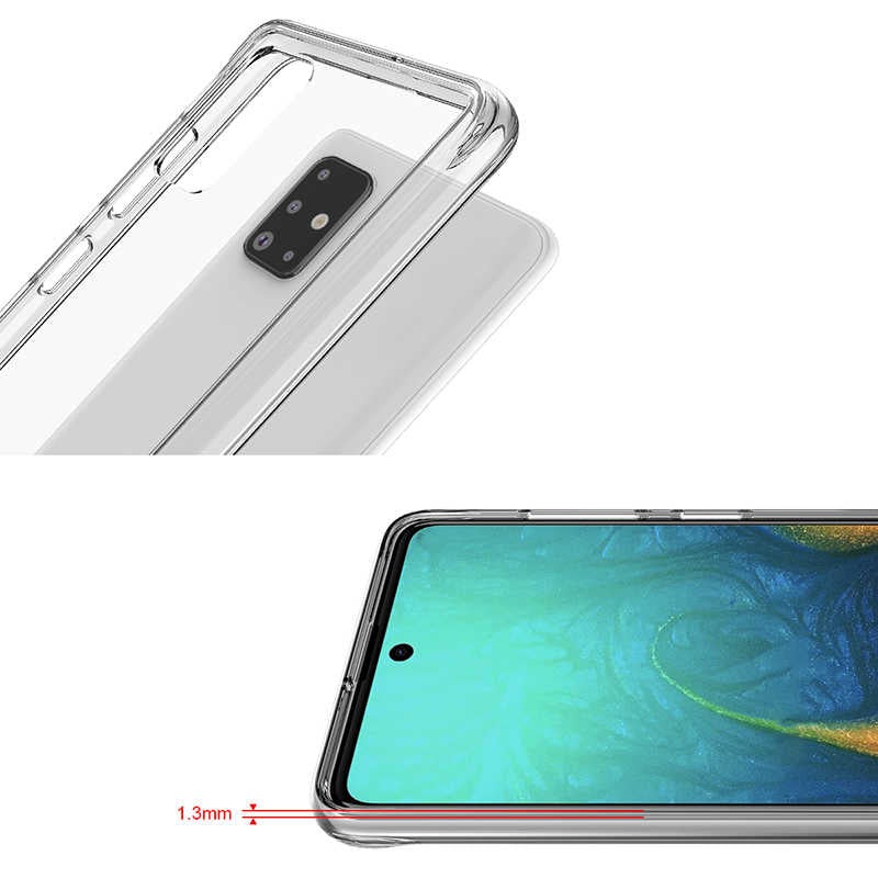 Galaxy A71 Zore Gard Silikon Renksiz