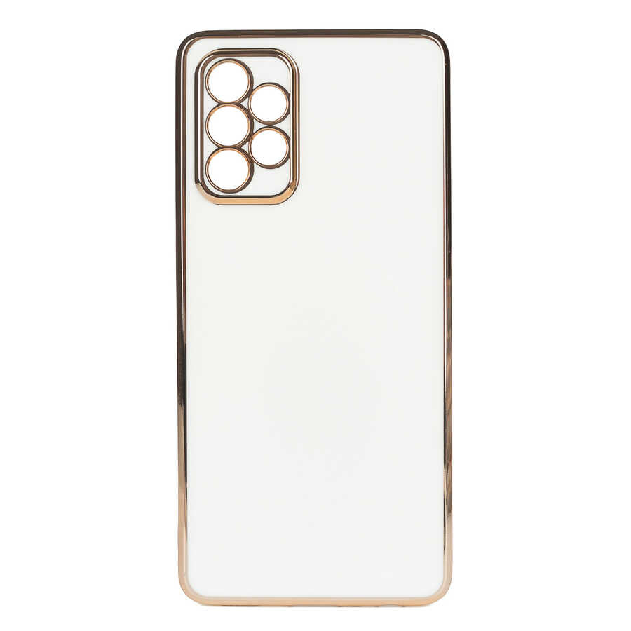 Galaxy A72 Kılıf Zore Bark Kapak Beyaz