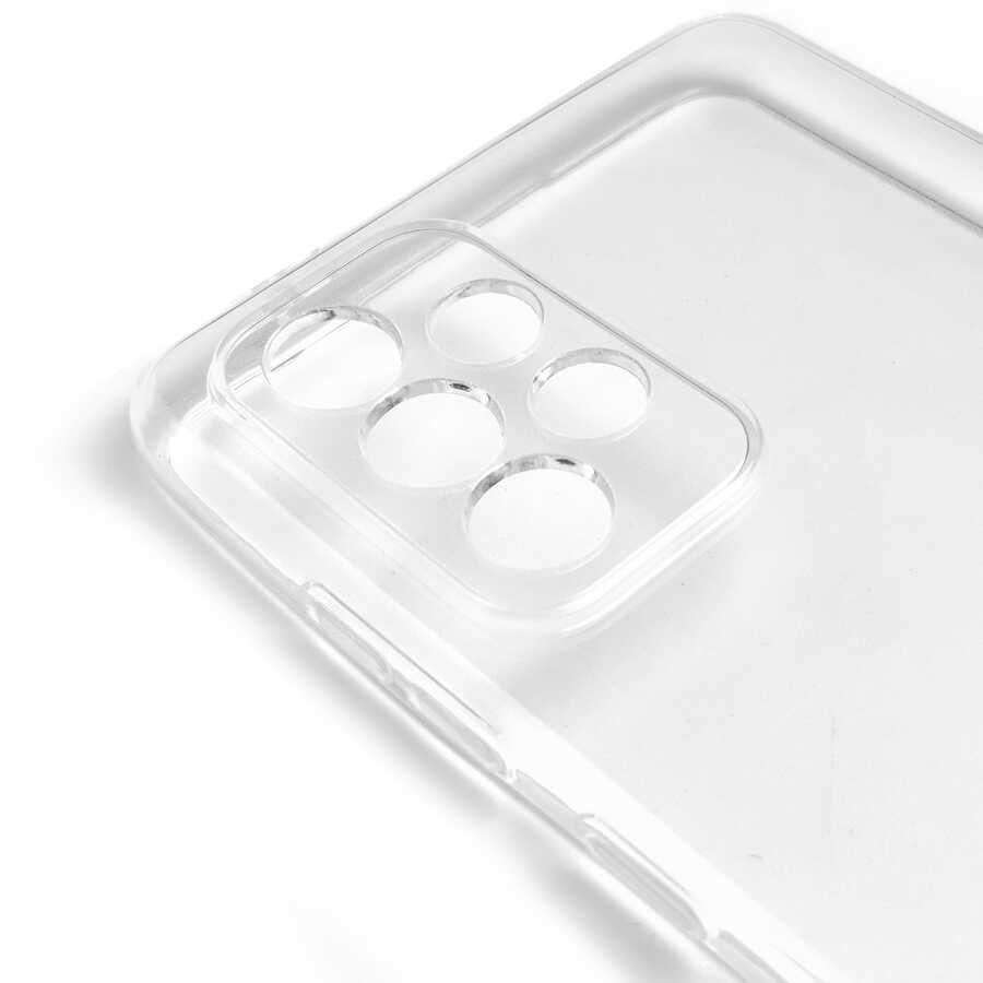 Galaxy A72 Kılıf Zore Kamera Korumalı Süper Silikon Kapak Renksiz