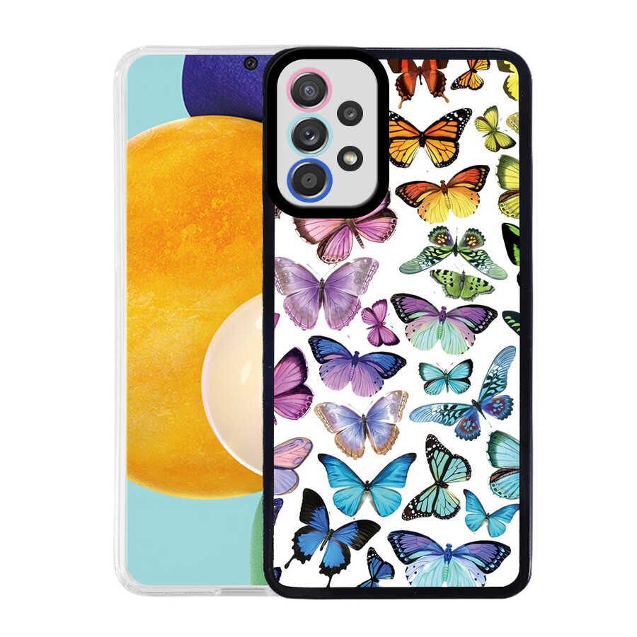 Galaxy A72 Kılıf Zore M-Fit Desenli Kapak Love Story No2