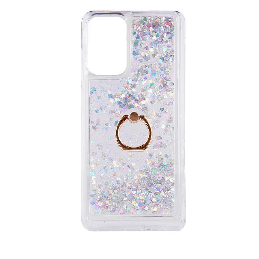 Galaxy A72 Kılıf Zore Milce Kapak Gümüş