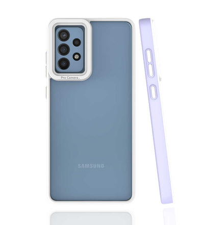 Galaxy A72 Kılıf Zore Mima Kapak Lila