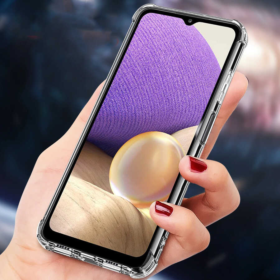 Galaxy A72 Kılıf Zore Nitro Anti Shock Silikon Renksiz