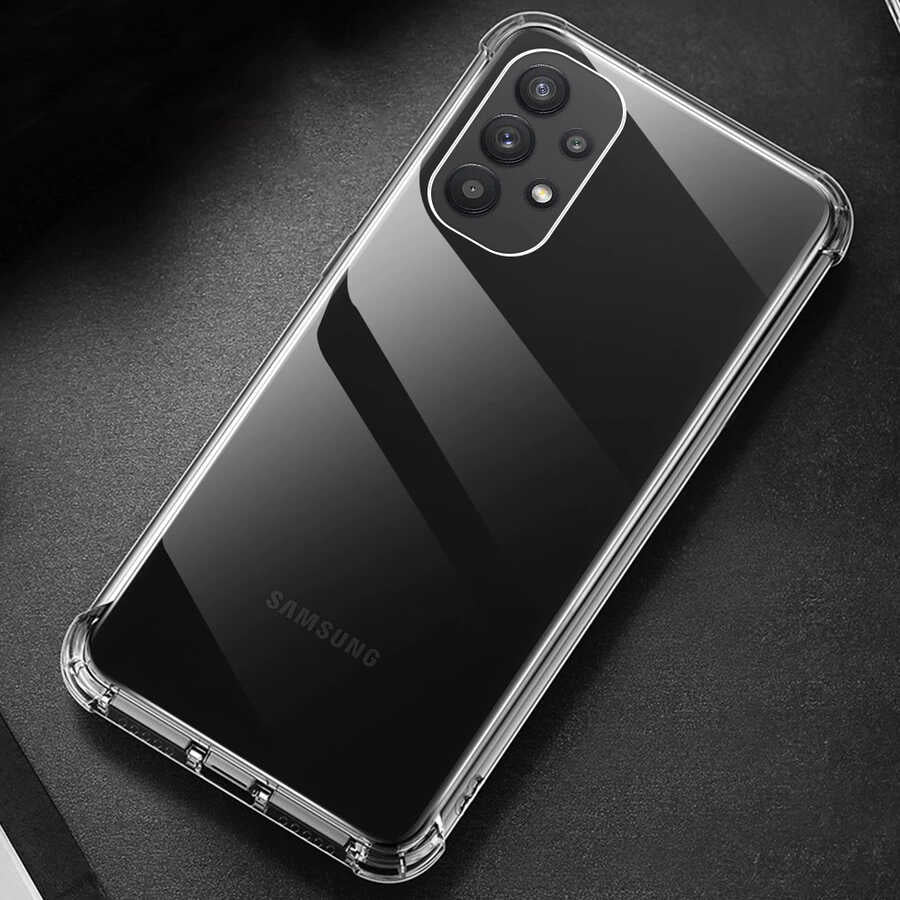 Galaxy A72 Kılıf Zore Nitro Anti Shock Silikon Renksiz