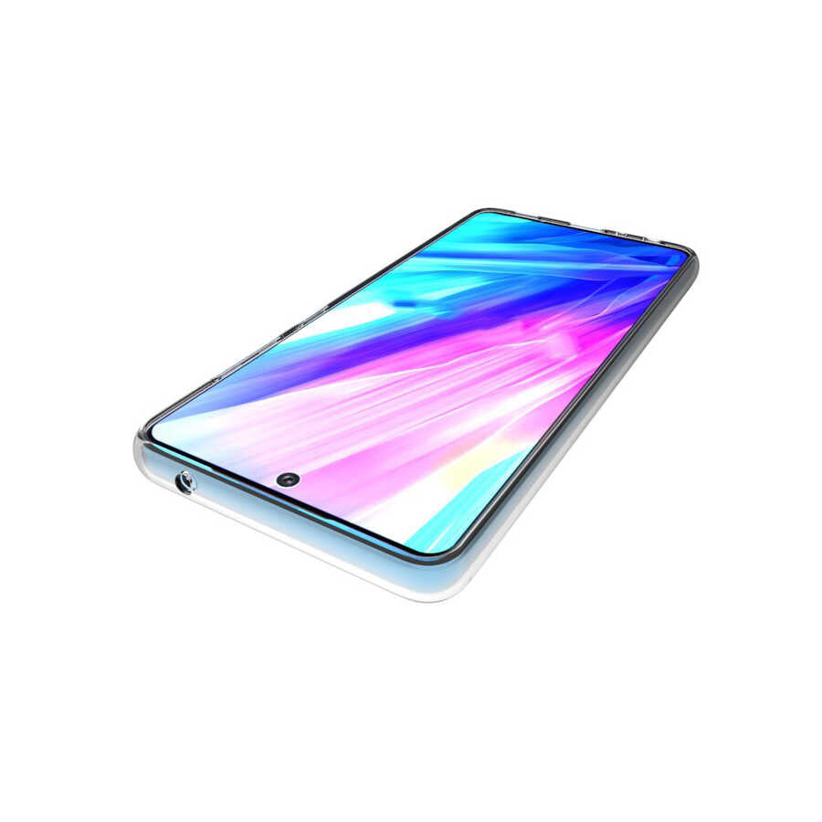 Galaxy A72 Kılıf Zore Süper Silikon Kapak Renksiz