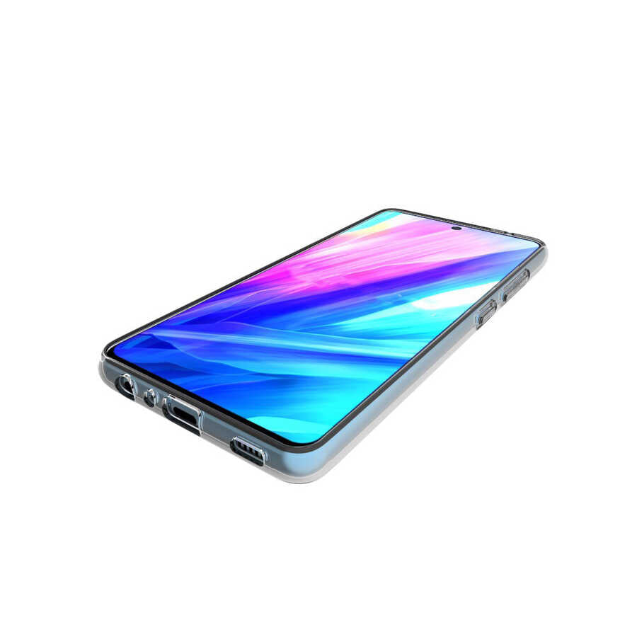Galaxy A72 Kılıf Zore Süper Silikon Kapak Renksiz