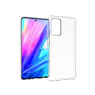 Galaxy A72 Kılıf Zore Süper Silikon Kapak Renksiz