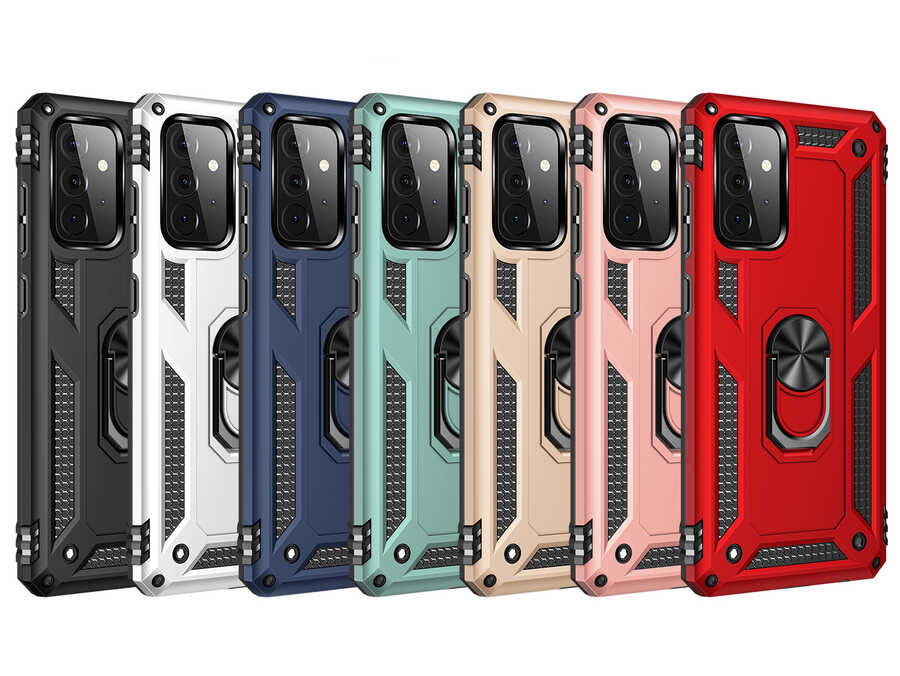 Galaxy A72 Kılıf Zore Vega Kapak Gold