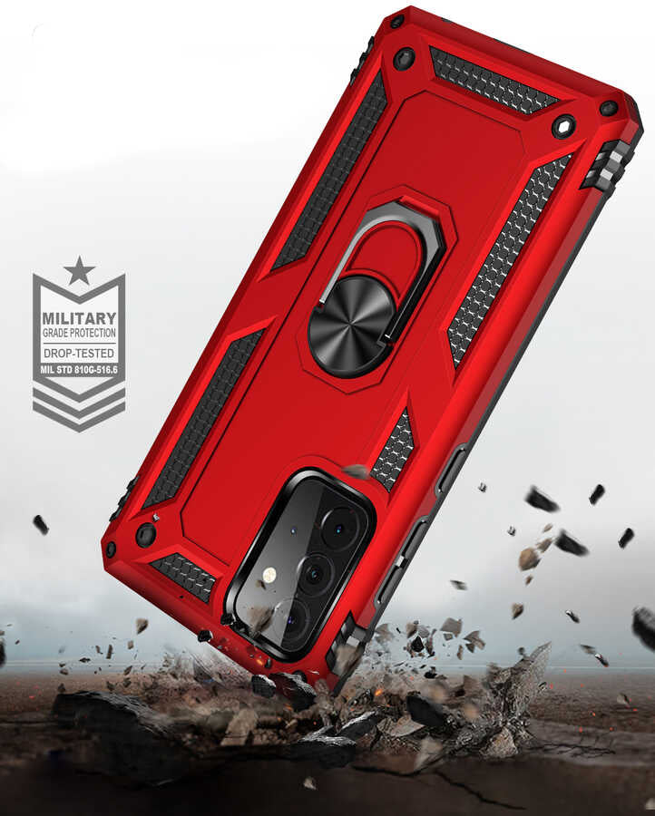 Galaxy A72 Kılıf Zore Vega Kapak Gold