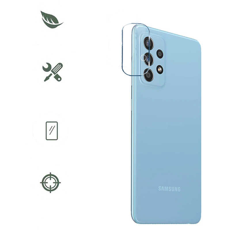 Galaxy A72 Zore Nano Kamera Koruyucu Renksiz