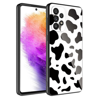 Galaxy A73 Kılıf Kamera Korumalı Desenli Sert Silikon Zore Epoksi Kapak